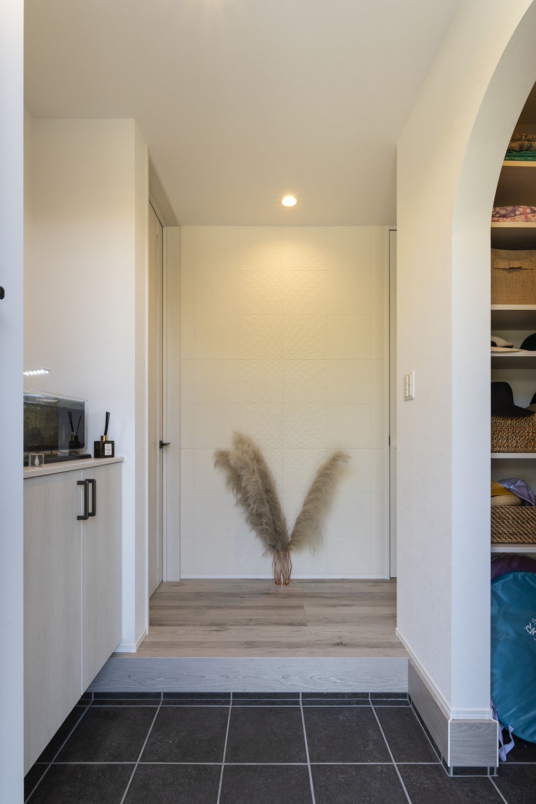 「家族と繋がる」スキップフロアのある一邸